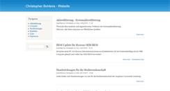 Desktop Screenshot of cbohlens.de