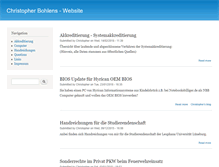 Tablet Screenshot of cbohlens.de